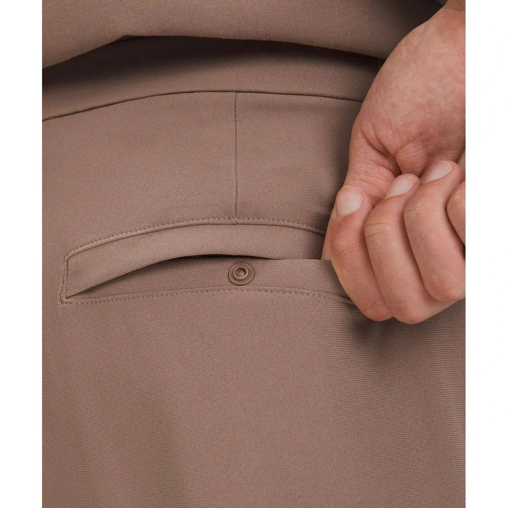lululemon ABC Slim-Fit Trouser Warpstreme Taupetastic Size 36 28
